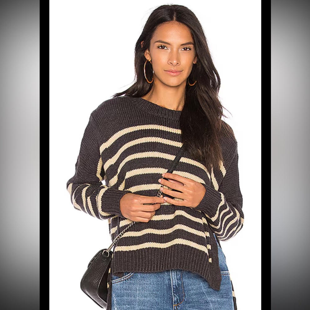 Faithfull the brand LISBON KNIT IN OFF WHITE CHARCOAL